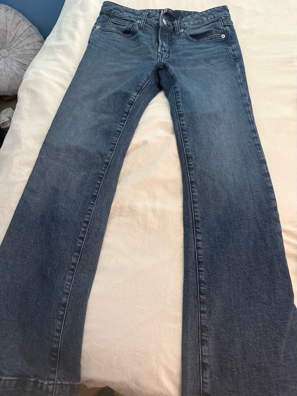 GAP Women's Dark Blue Flare Jeans